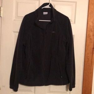 Black Columbia fleece jacket
